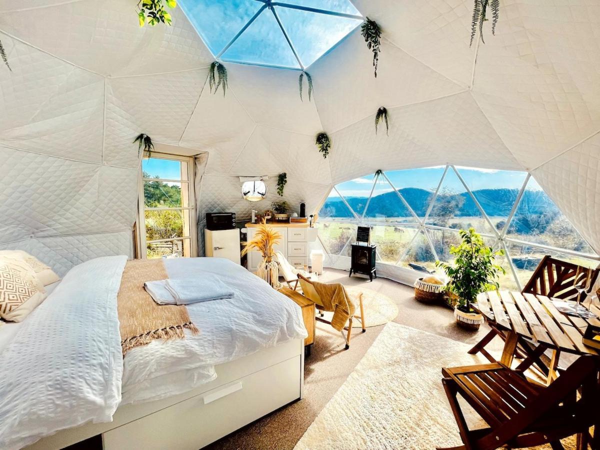 Glamping Hohe Wand - Zelt Mit Sternenfenster Und Whirlpool Hotel Maiersdorf Exterior foto