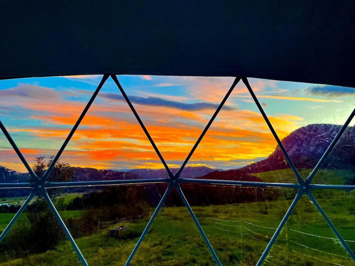 Glamping Hohe Wand - Zelt Mit Sternenfenster Und Whirlpool Hotel Maiersdorf Exterior foto