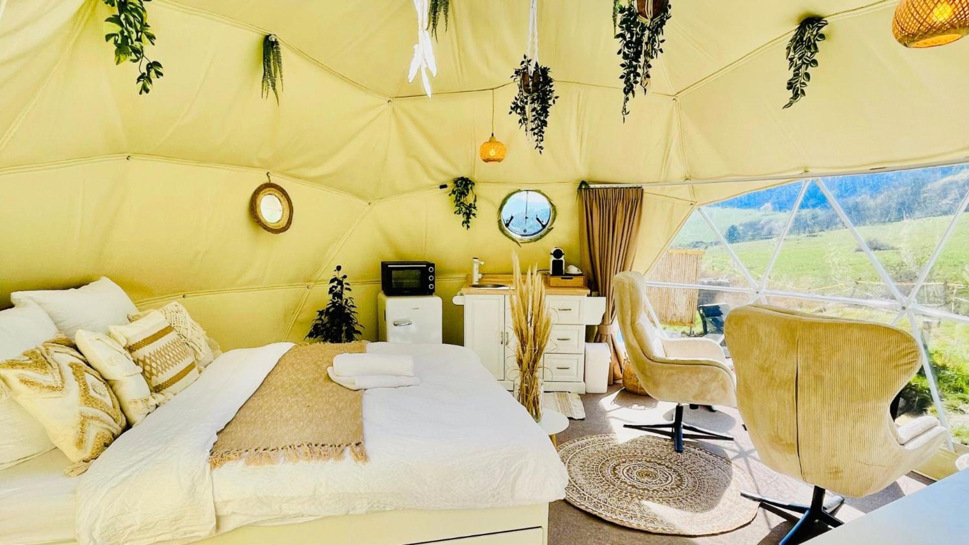 Glamping Hohe Wand - Zelt Mit Sternenfenster Und Whirlpool Hotel Maiersdorf Exterior foto